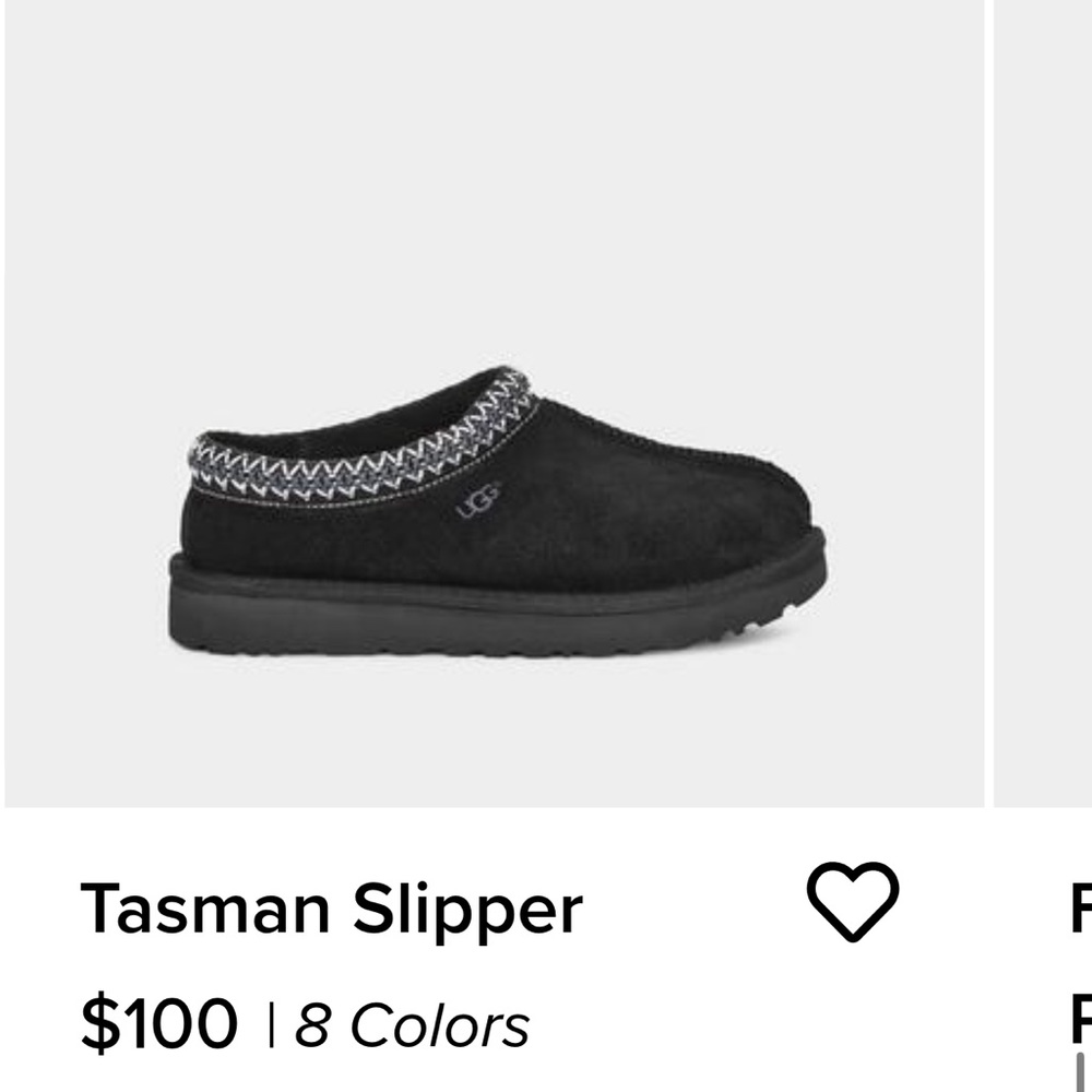 🖤🐼NEW WITH TAGS🐼🖤 UGG Tasman Slipper size 9 - Picture 5 of 7
